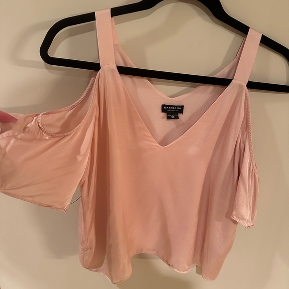 Blush Marciano Cropped Blouse - Picture 1 of 3
